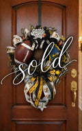 Georgia Tech Yellow Jackets Game Day Football Wreath